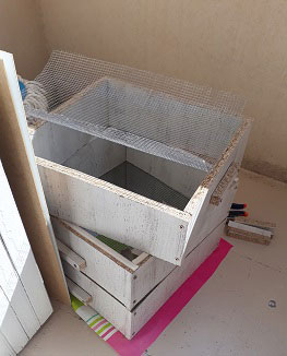 fabrication du lombricomposteur